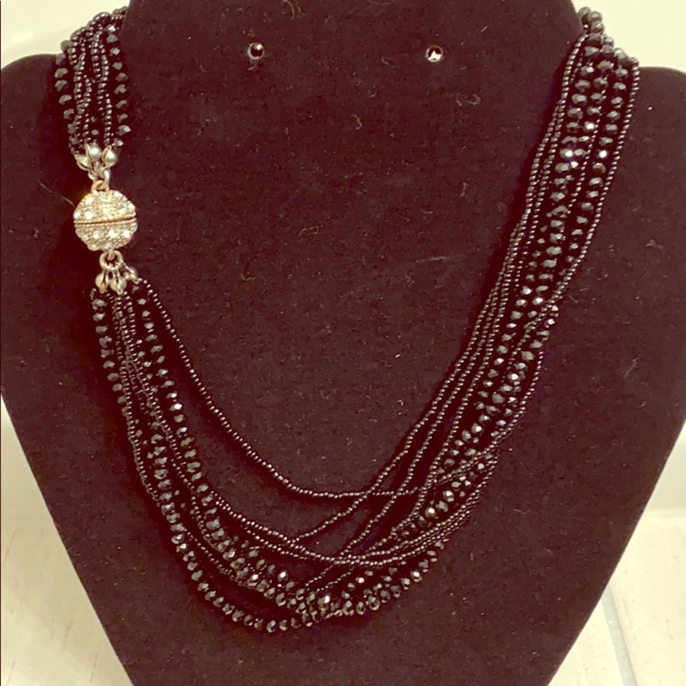 2 pieces Necklace ,magnetic.long and short size